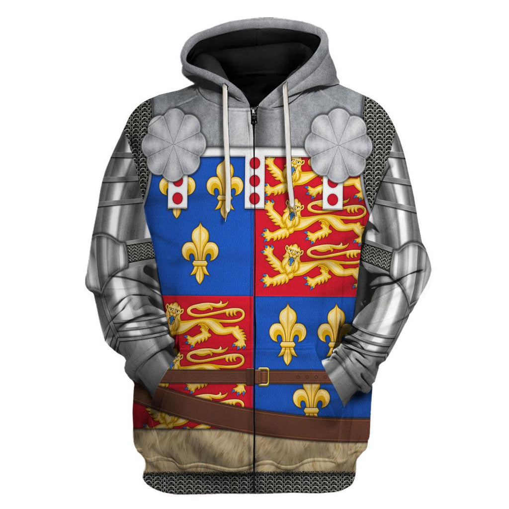 CustomsPig Richard of York, 3rd Duke of York Amour Knights Costume Hoodie Sweatshirt T-Shirt Tracksuit - CustomsPig.com