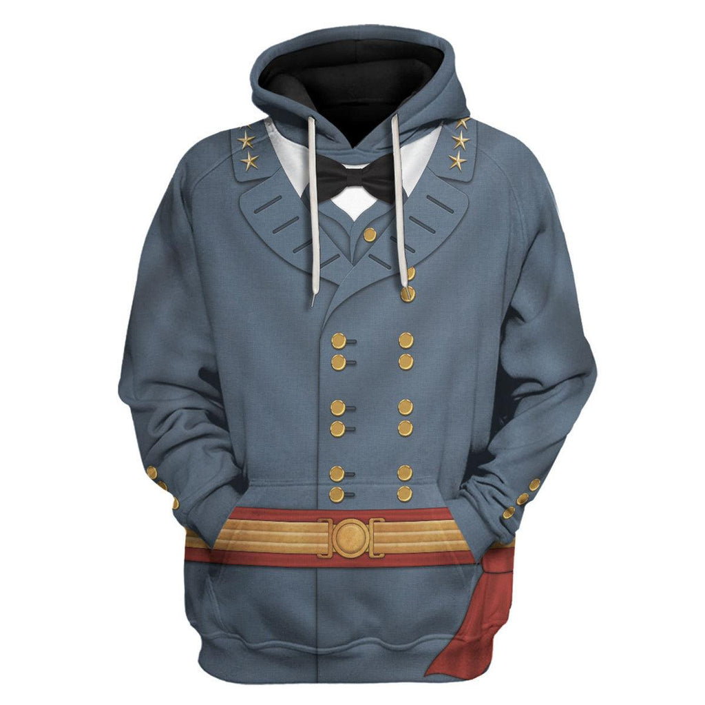  CustomsPig Robert E. Lee American Confederate General Costume Hoodie Sweatshirt T-Shirt Tracksuit -  CustomsPig.com