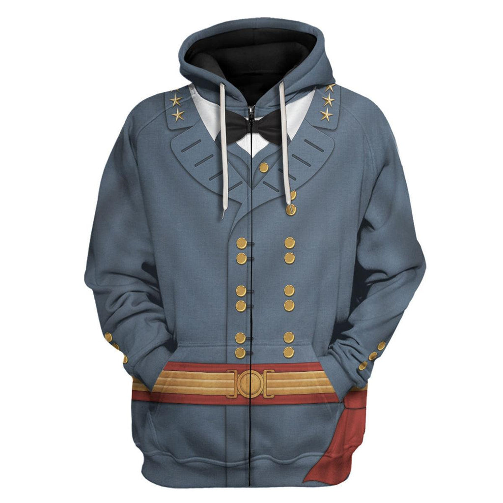  CustomsPig Robert E. Lee American Confederate General Costume Hoodie Sweatshirt T-Shirt Tracksuit -  CustomsPig.com