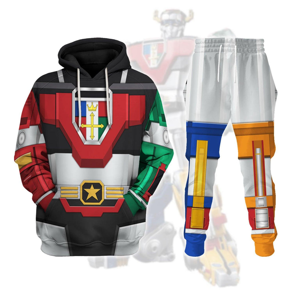 CustomsPig Robot Dou Voltron Hoodie T-shirt Sweatpants Cosplay - DucG