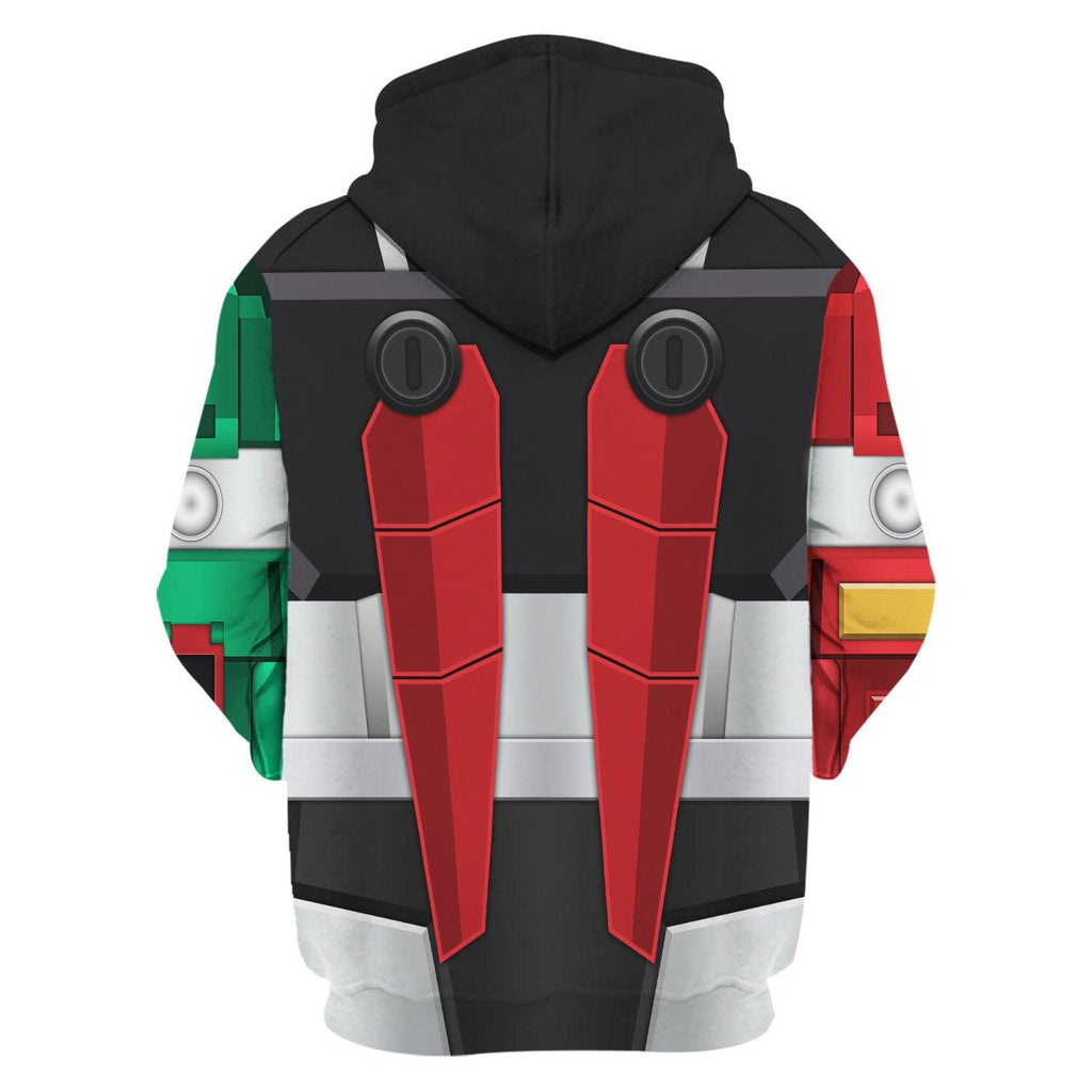 CustomsPig Robot Dou Voltron Hoodie T-shirt Sweatpants Cosplay - DucG