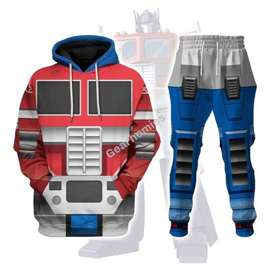  CustomsPig Robot Optimus Prime Costume Cosplay Hoodie Tracksuit -  CustomsPig.com