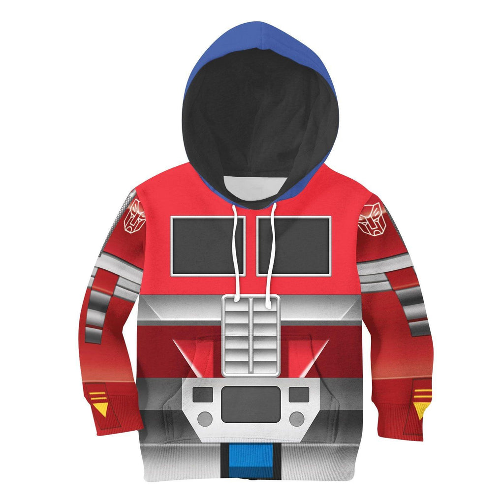  CustomsPig Robot Optimus Prime Kid Costume Cosplay Hoodie Sweatshirt T-Shirt -  CustomsPig.com