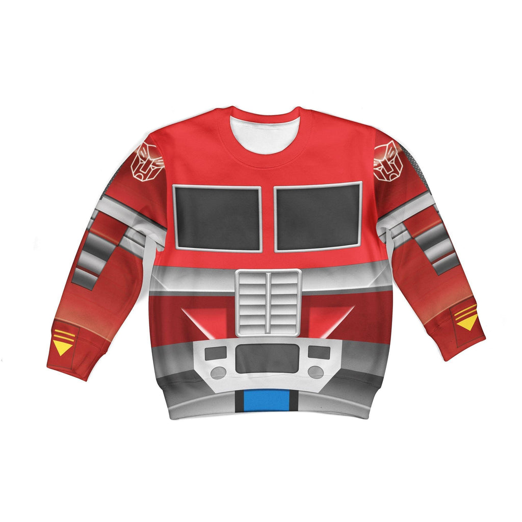  CustomsPig Robot Optimus Prime Kid Costume Cosplay Hoodie Sweatshirt T-Shirt -  CustomsPig.com