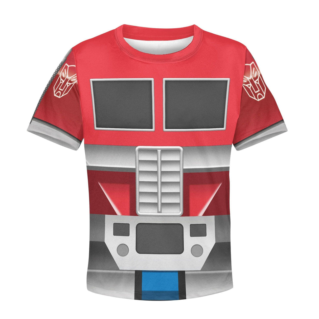  CustomsPig Robot Optimus Prime Kid Costume Cosplay Hoodie Sweatshirt T-Shirt -  CustomsPig.com