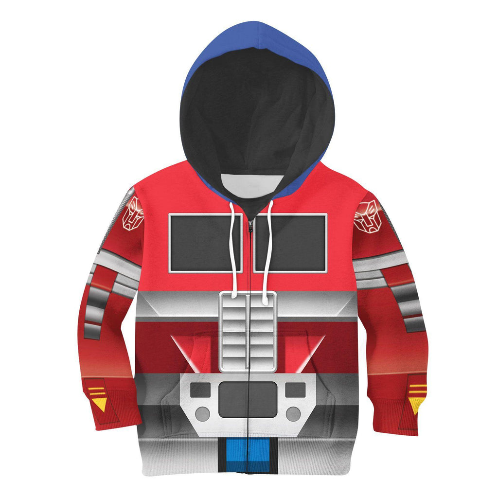  CustomsPig Robot Optimus Prime Kid Costume Cosplay Hoodie Sweatshirt T-Shirt -  CustomsPig.com