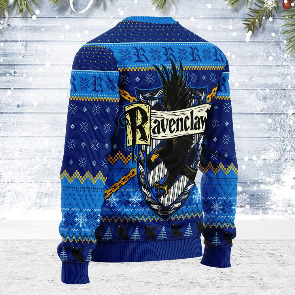 CustomsPig Rockin Ravenclaw Christmas Sweater - CustomsPig.com