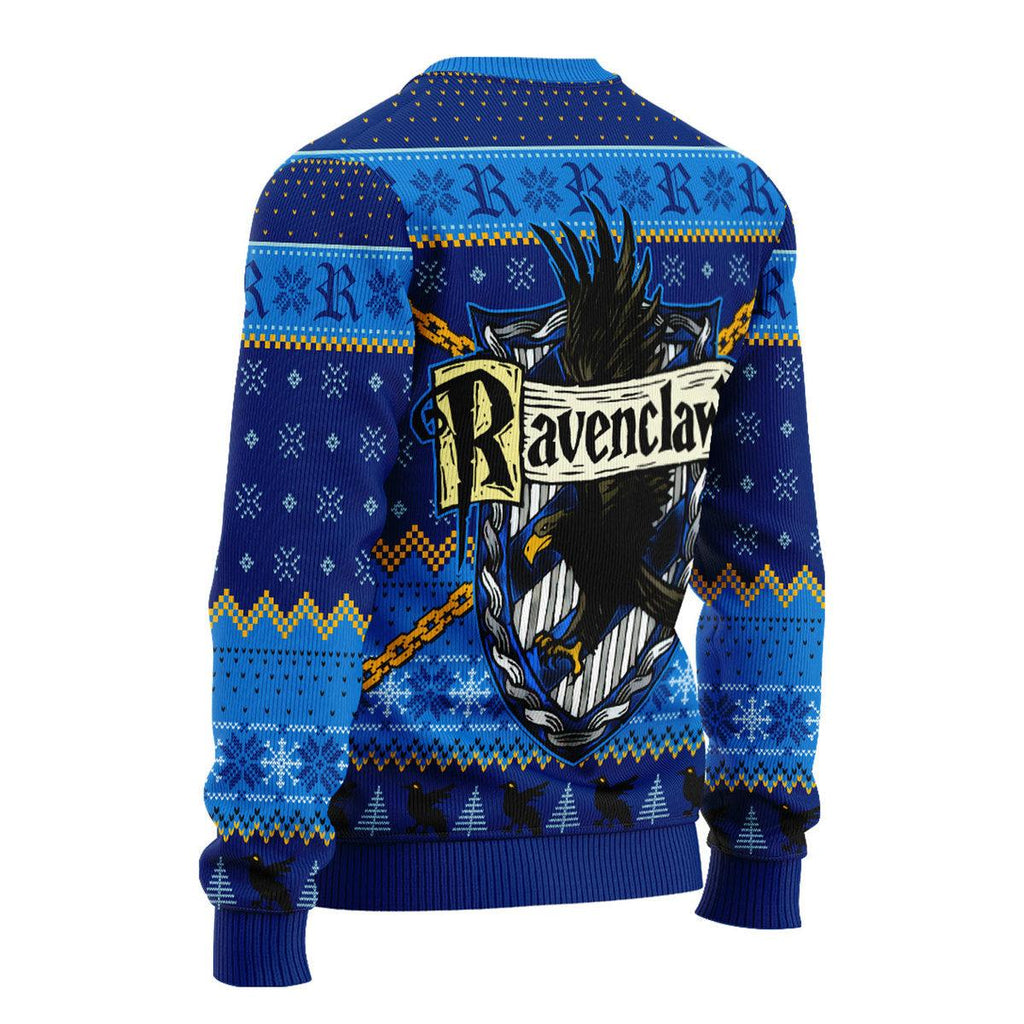 CustomsPig Rockin Ravenclaw Christmas Sweater - CustomsPig.com