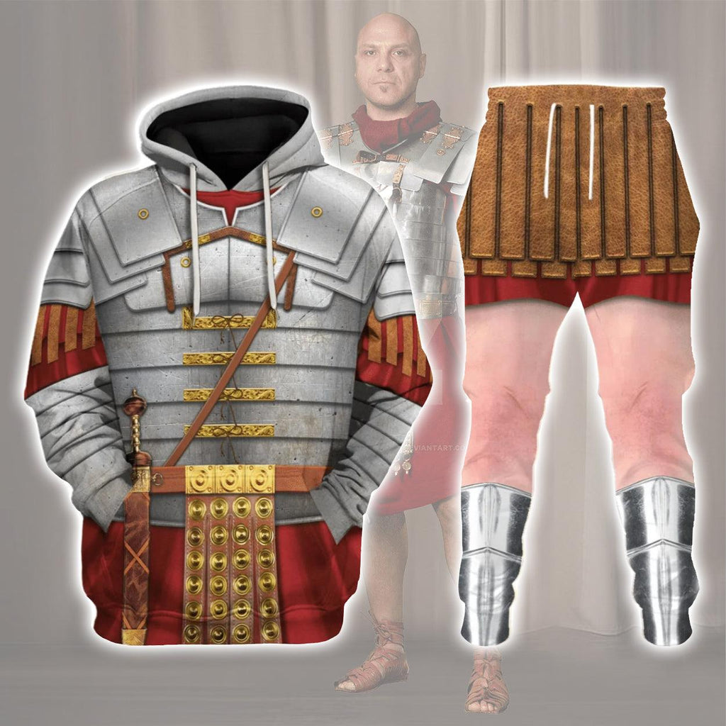  CustomsPig Roman Empire Soldier Costume Hoodie Sweatshirt T-Shirt Tracksuit -  CustomsPig.com