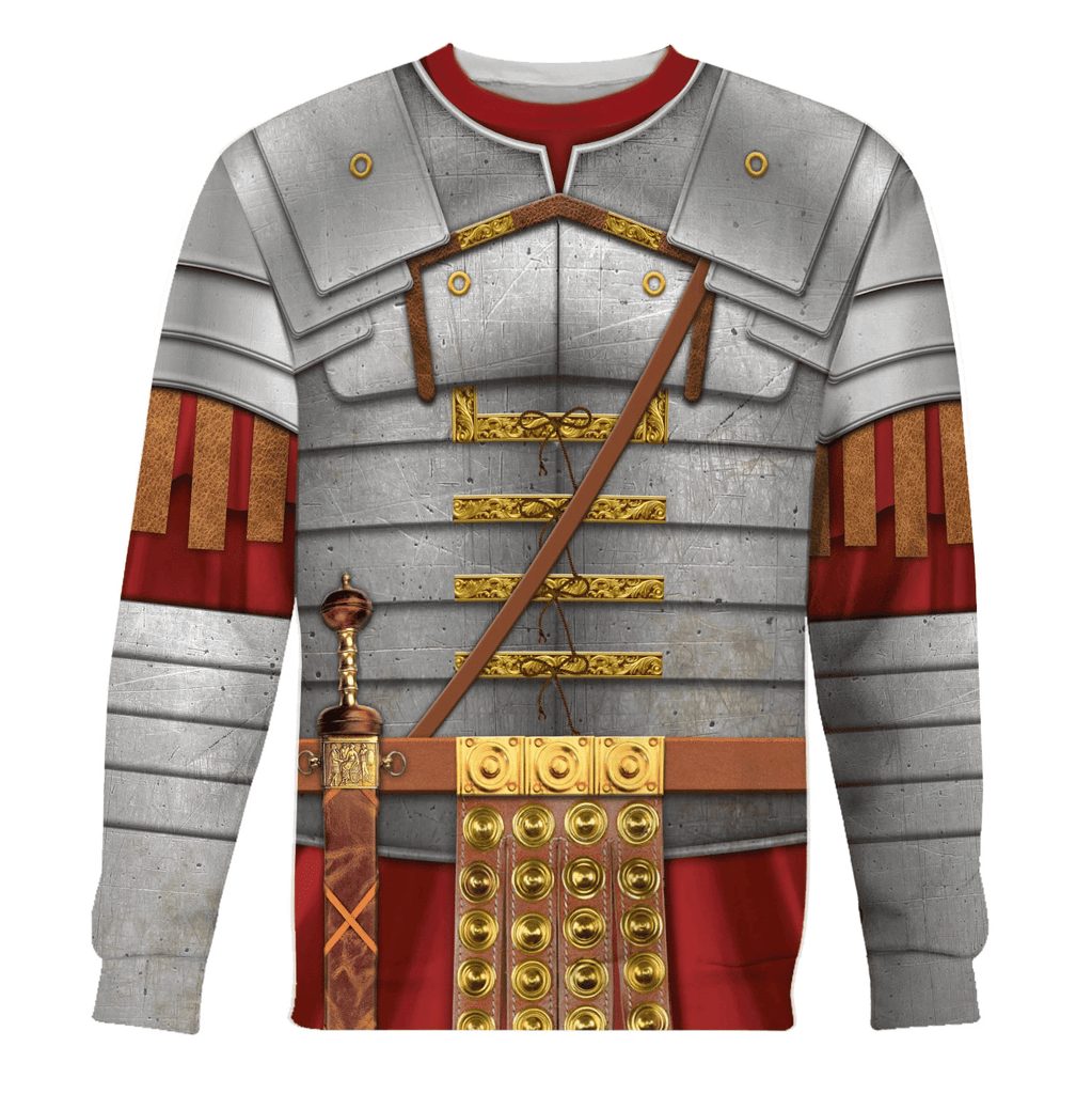  CustomsPig Roman Empire Soldier Costume Hoodie Sweatshirt T-Shirt Tracksuit -  CustomsPig.com