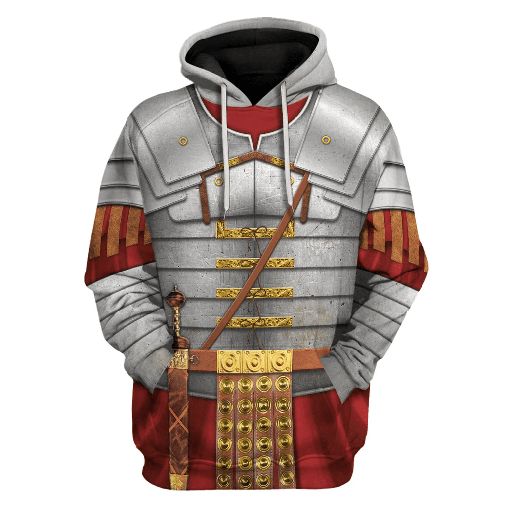  CustomsPig Roman Empire Soldier Costume Hoodie Sweatshirt T-Shirt Tracksuit -  CustomsPig.com