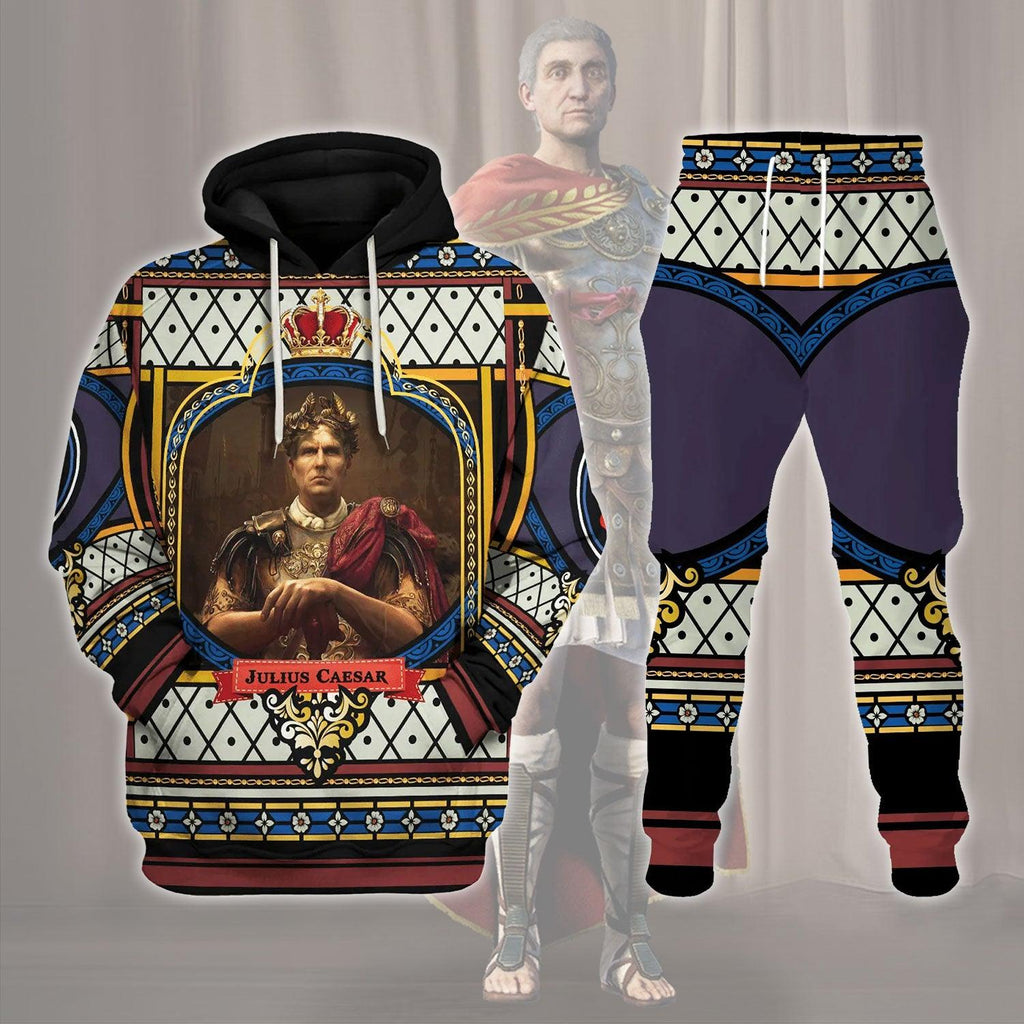  CustomsPig Roman General Gaius Julius Caesar Costume Hoodie Sweatshirt T-Shirt Tracksuit -  CustomsPig.com