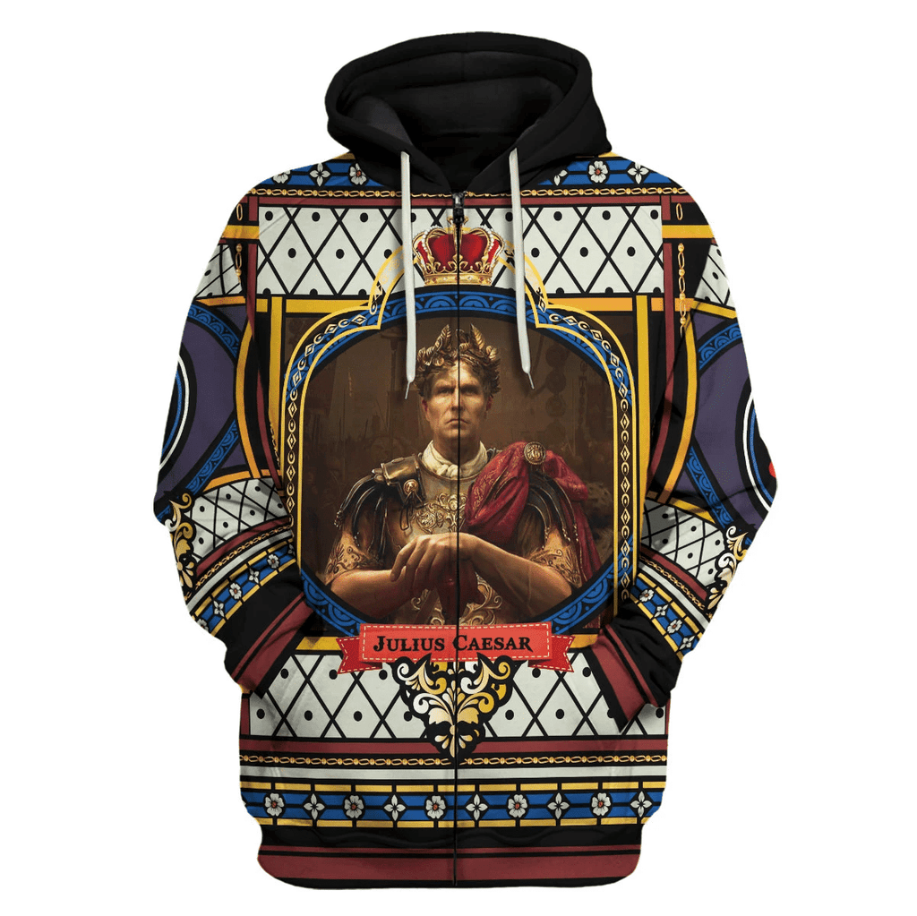  CustomsPig Roman General Gaius Julius Caesar Costume Hoodie Sweatshirt T-Shirt Tracksuit -  CustomsPig.com