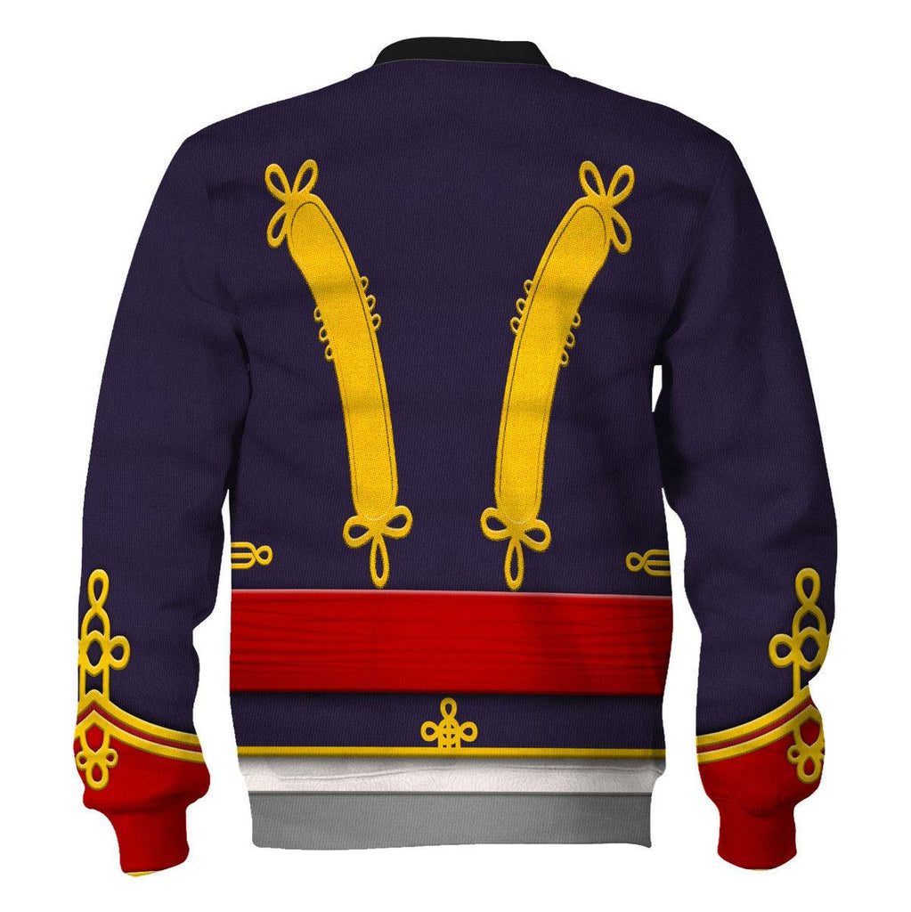 CustomsPig Royal Horse Artillery Uniform All Over Print Hoodie Sweatshirt T-Shirt Tracksuit - CustomsPig.com