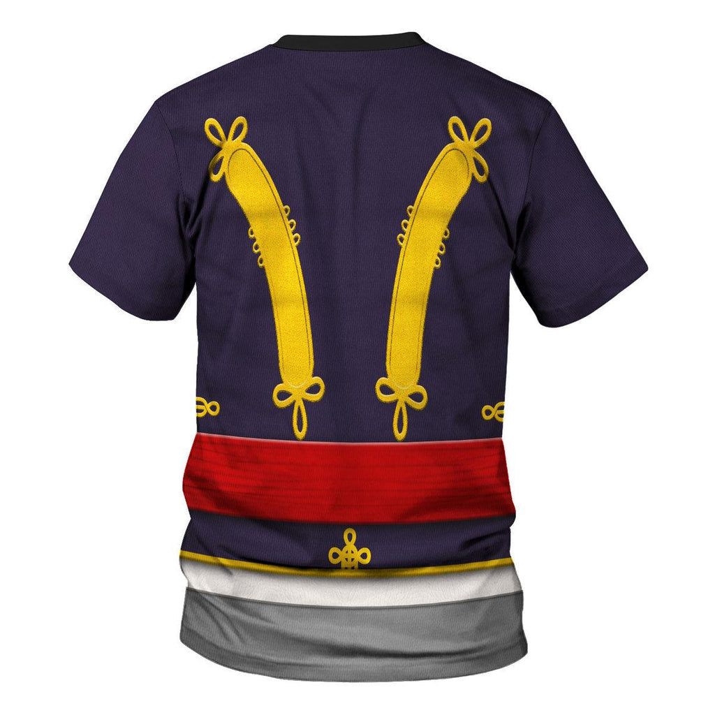 CustomsPig Royal Horse Artillery Uniform All Over Print Hoodie Sweatshirt T-Shirt Tracksuit - CustomsPig.com