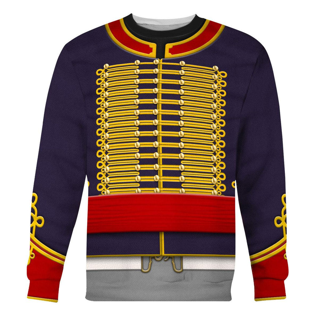 CustomsPig Royal Horse Artillery Uniform All Over Print Hoodie Sweatshirt T-Shirt Tracksuit - CustomsPig.com