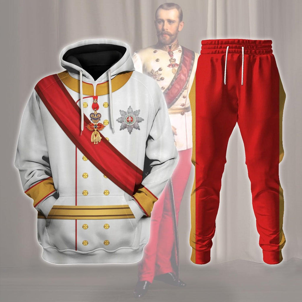  CustomsPig Rudolf - Crown Prince of Austria Costume Hoodie Sweatshirt T-Shirt Tracksuit -  CustomsPig.com