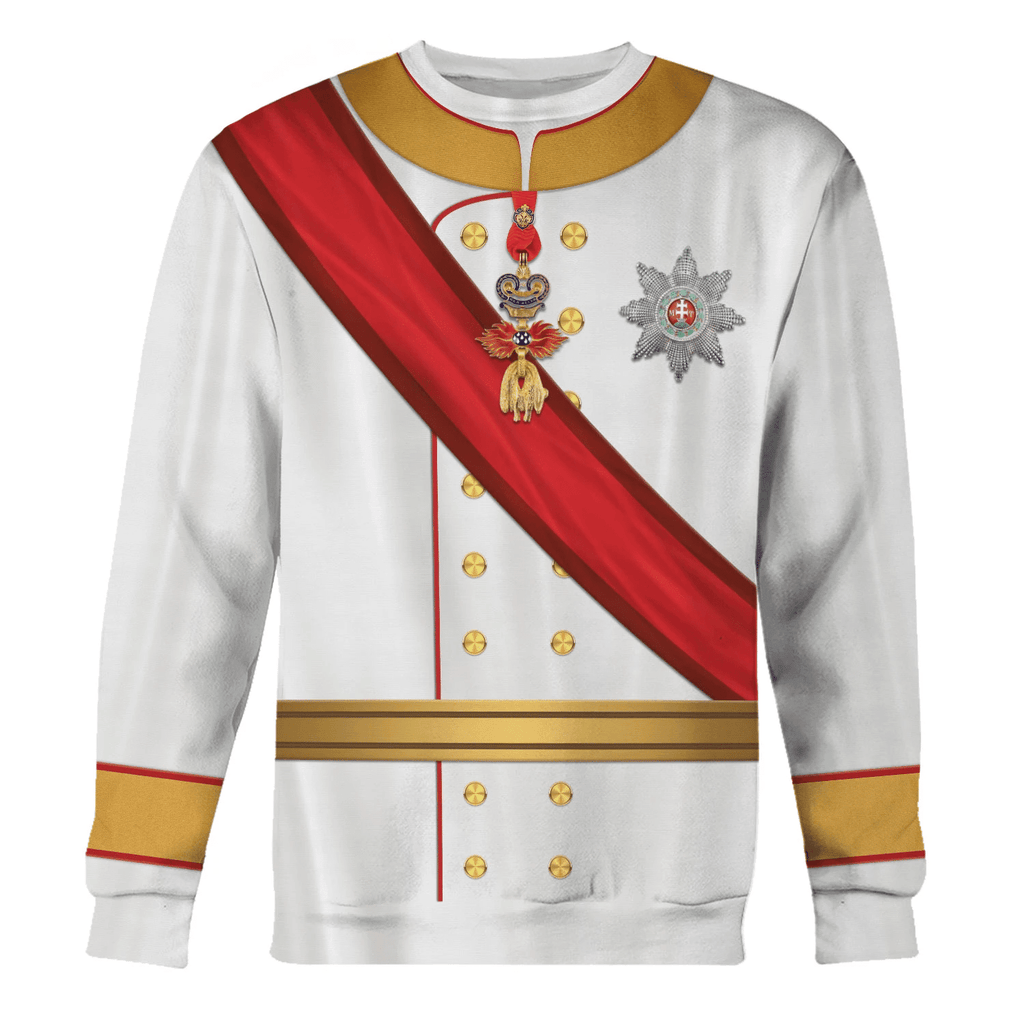  CustomsPig Rudolf - Crown Prince of Austria Costume Hoodie Sweatshirt T-Shirt Tracksuit -  CustomsPig.com