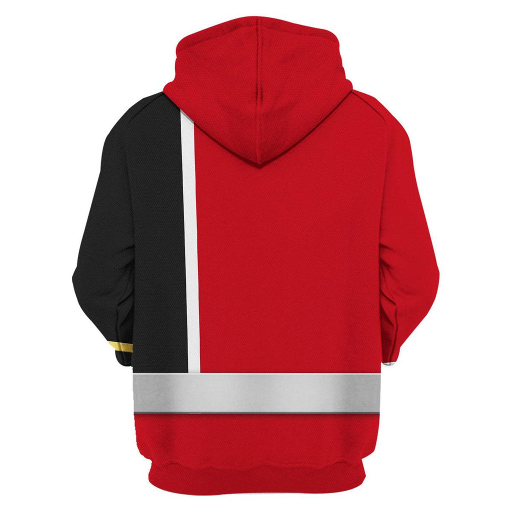 CustomsPig S.P.D Red Ranger Hoodies Sweatshirt T-shirt Sweatpants Hawaiian Tracksuit - CustomsPig.com