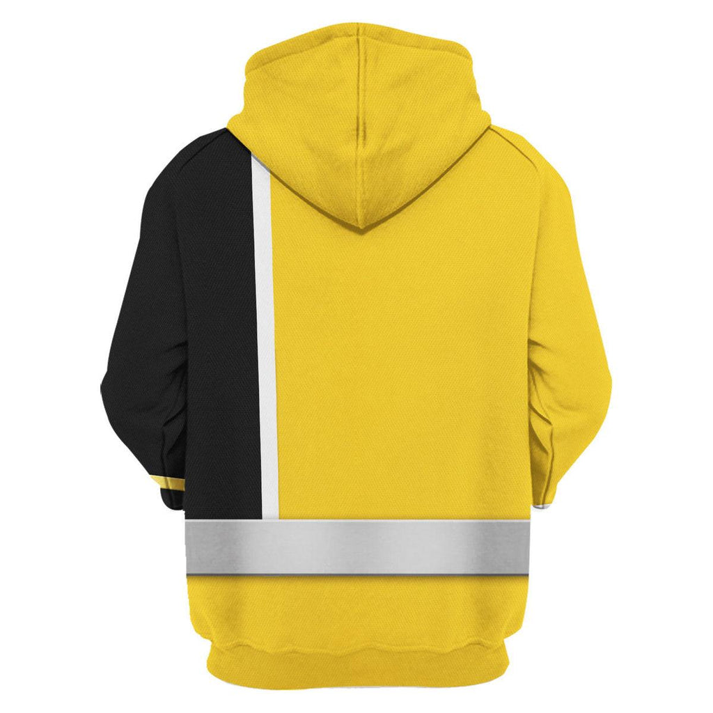 CustomsPig S.P.D Yellow Ranger Hoodies Sweatshirt T-shirt Sweatpants Hawaiian Tracksuit - CustomsPig.com