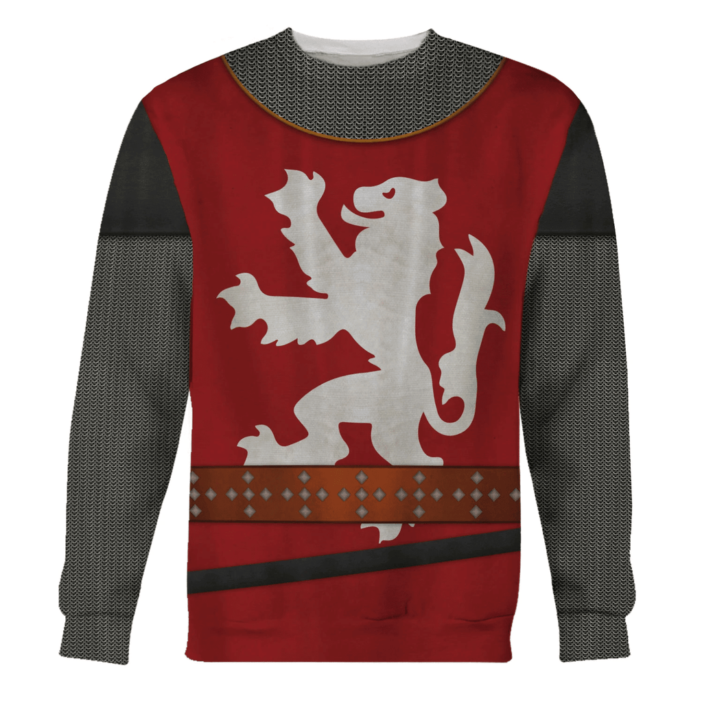  CustomsPig Scottish Knight Sir William Wallace Costume Hoodie Sweatshirt T-Shirt Tracksuit -  CustomsPig.com