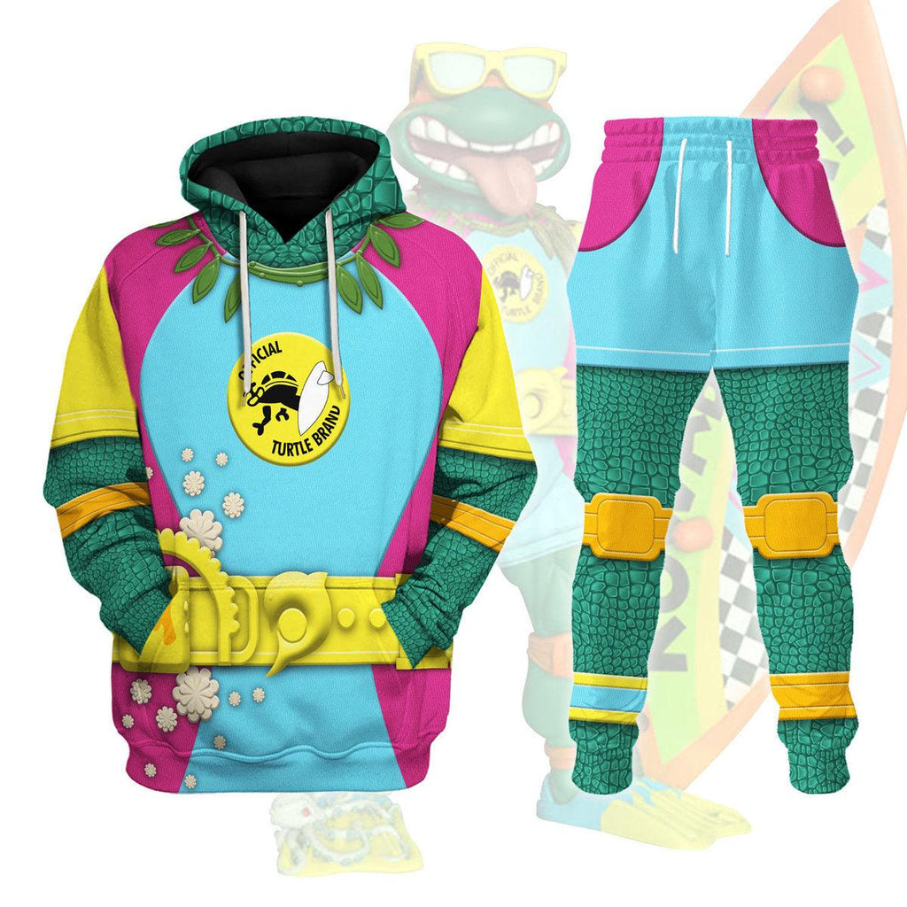 CustomsPig Sewer Surfer Mike TMNT Costume Hoodie Sweatshirt T-Shirt Sweatpants - CustomsPig.com