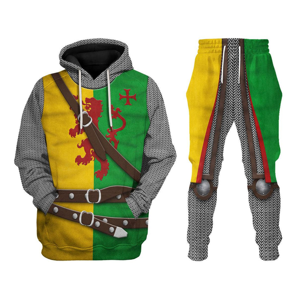 CustomsPig Sir William Marshal 1st Earl of Pembroke Knights Costume Hoodie Sweatshirt T-Shirt Tracksuit - CustomsPig.com