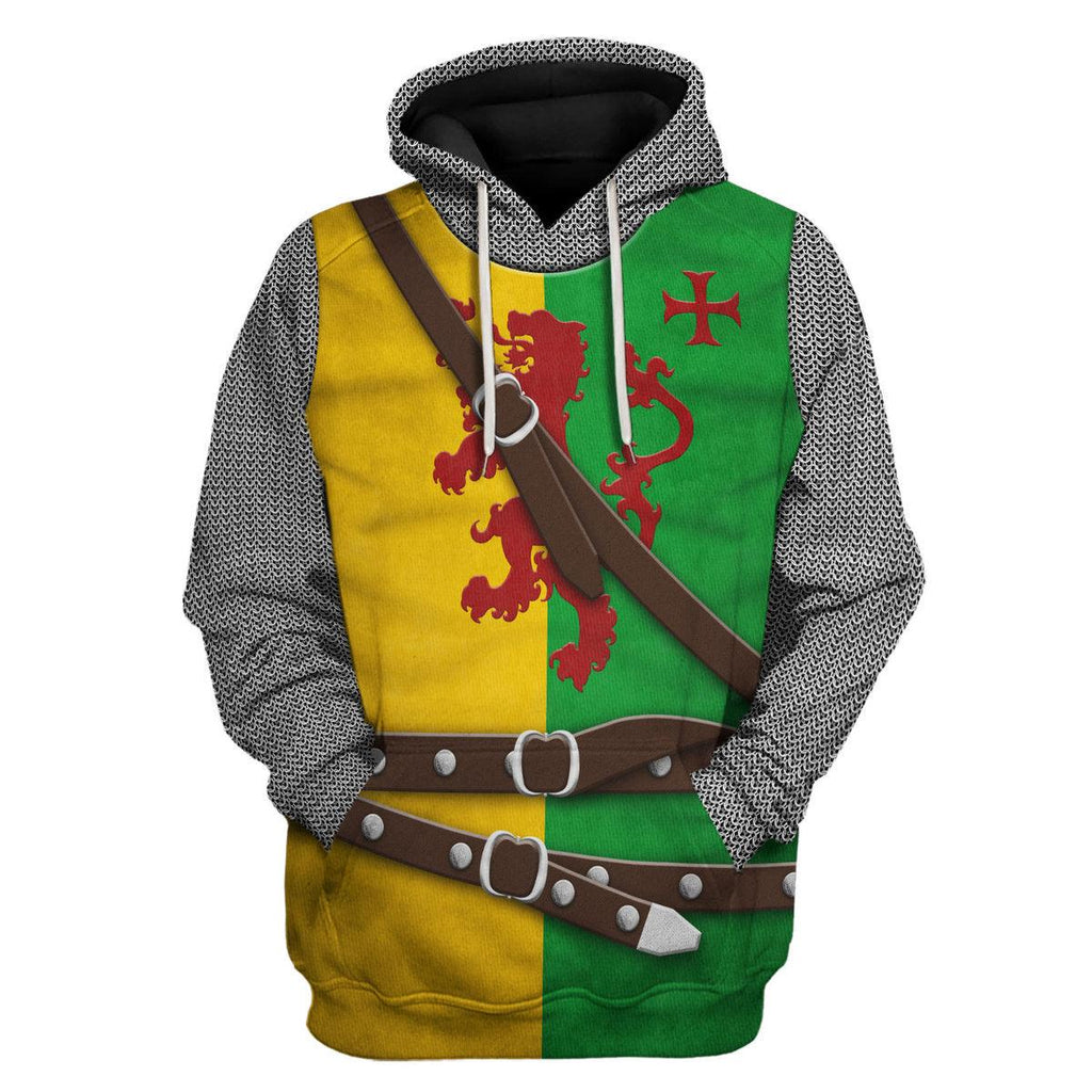 CustomsPig Sir William Marshal 1st Earl of Pembroke Knights Costume Hoodie Sweatshirt T-Shirt Tracksuit - CustomsPig.com