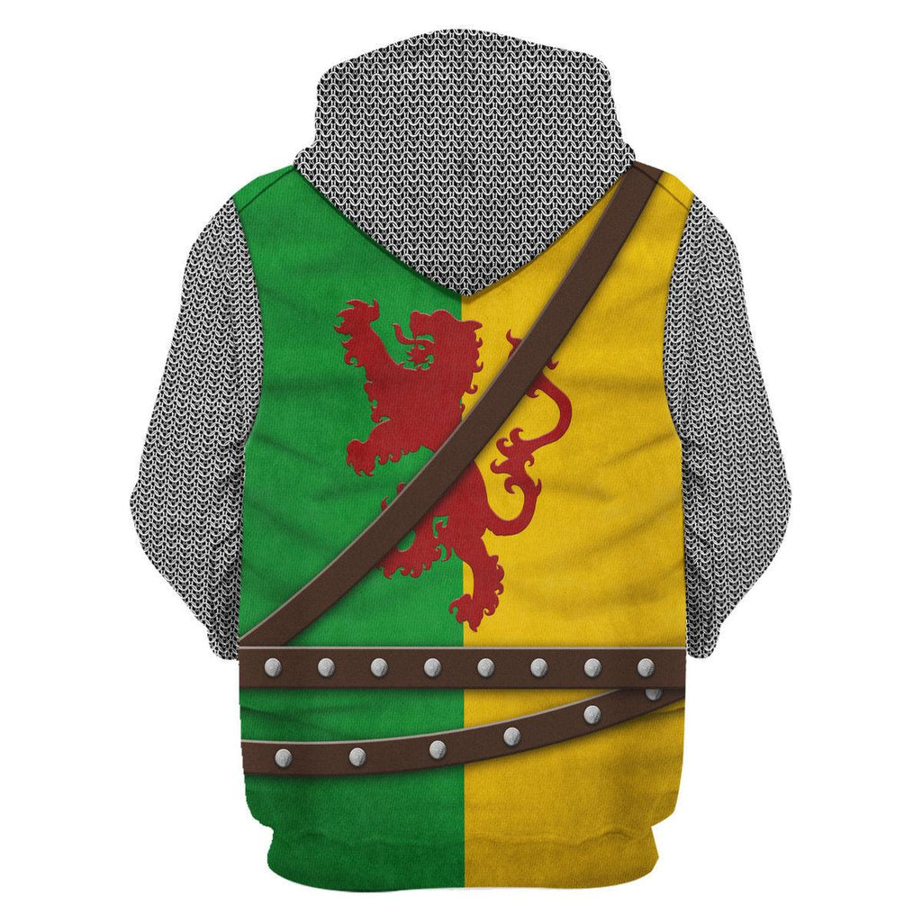 CustomsPig Sir William Marshal 1st Earl of Pembroke Knights Costume Hoodie Sweatshirt T-Shirt Tracksuit - CustomsPig.com