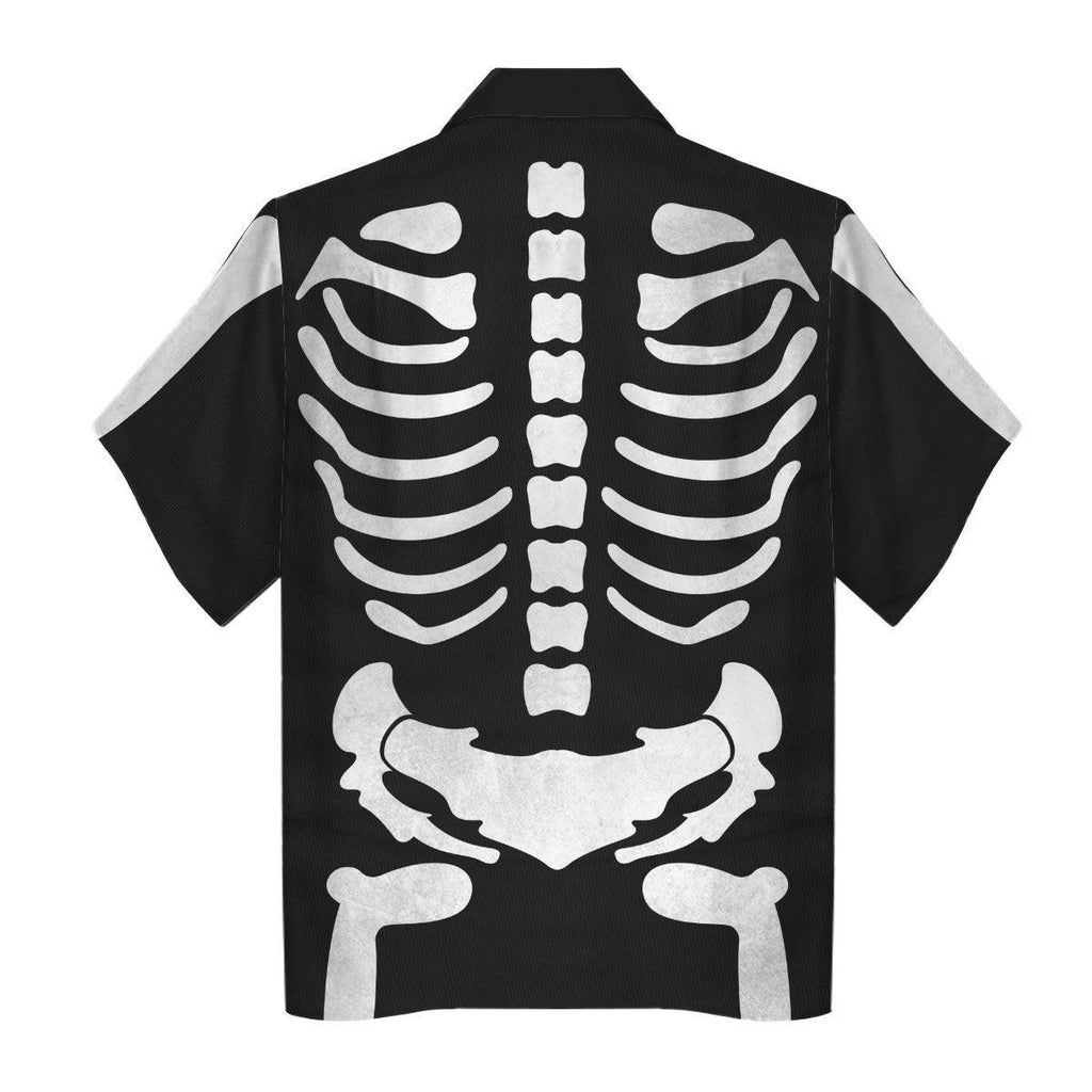 CustomsPig Skeleton Bone Print Halloween Fancy Dress Costume Hoodie Sweatshirt T-Shirt Tracksuit - CustomsPig.com