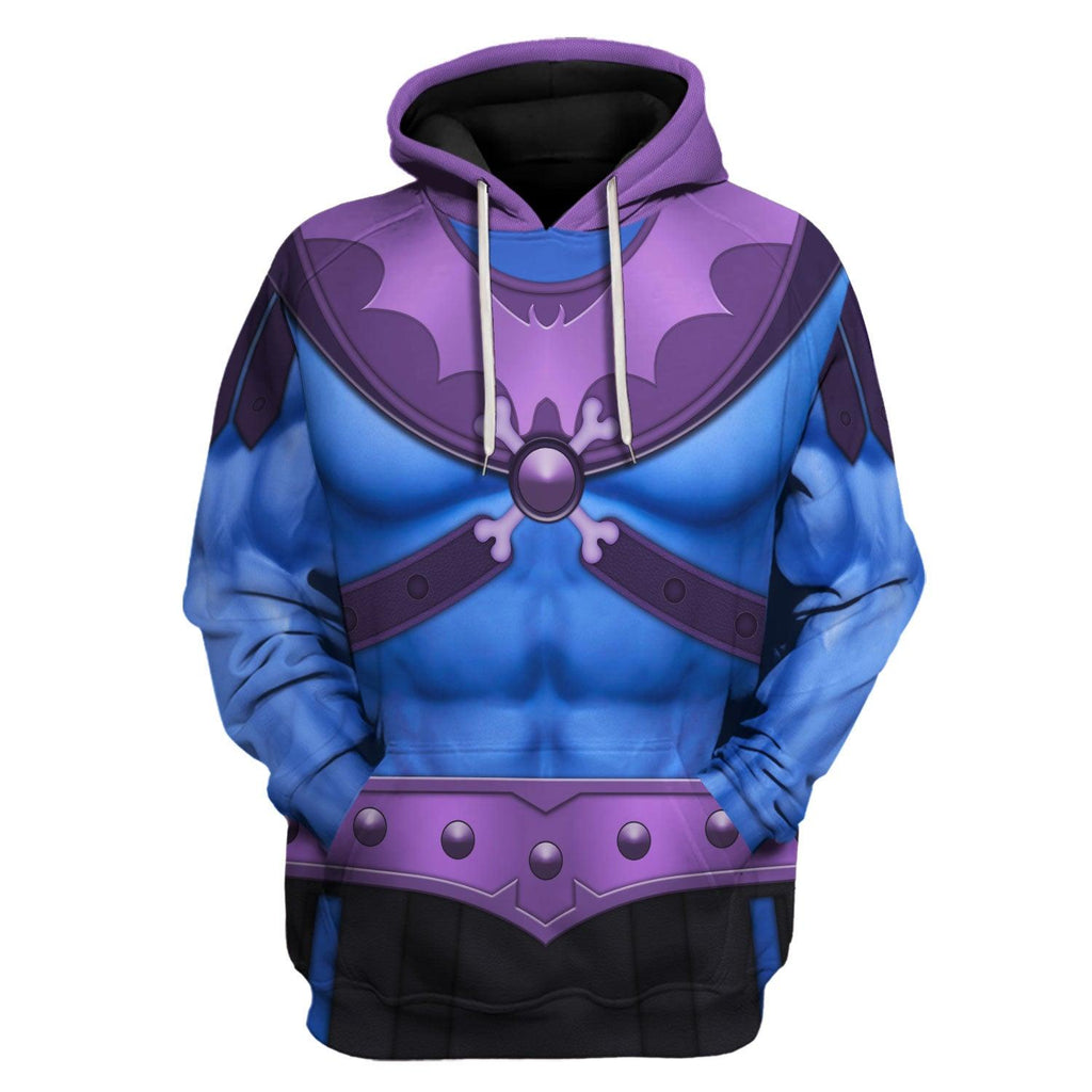 CustomsPig Skeletor Figure Costumes Hoodies Sweatshirt T-shirt Tracksuit - CustomsPig