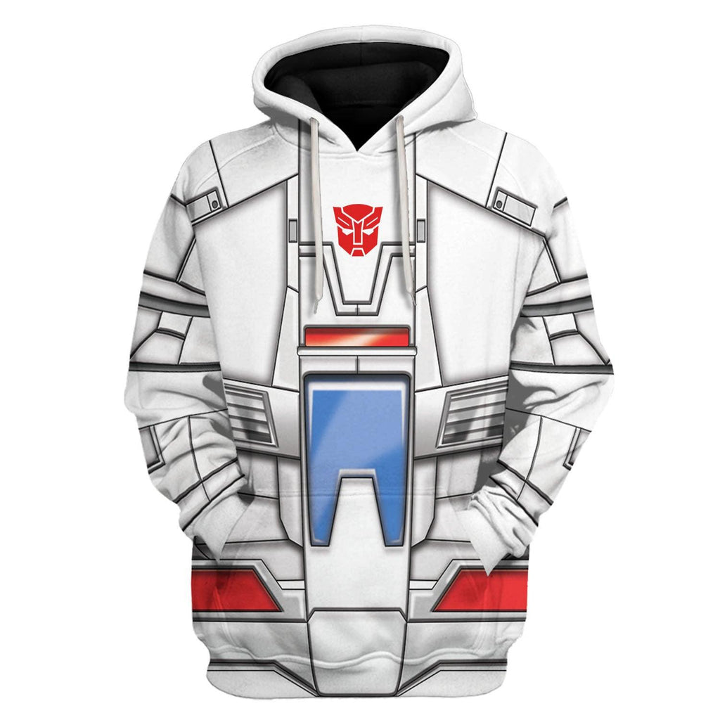 CustomsPig Skyfire Jetfire G1 Transfomers Robot Costume Hoodie Sweatshirt T-Shirt Tracksuit - CustomsPig.com