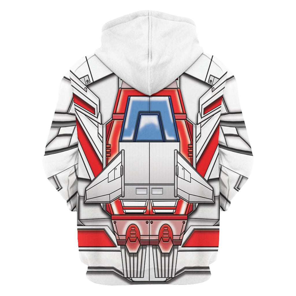 CustomsPig Skyfire Jetfire G1 Transfomers Robot Costume Hoodie Sweatshirt T-Shirt Tracksuit - CustomsPig.com