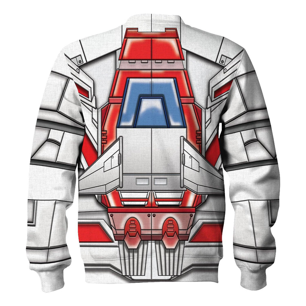 CustomsPig Skyfire Jetfire G1 Transfomers Robot Costume Hoodie Sweatshirt T-Shirt Tracksuit - CustomsPig.com