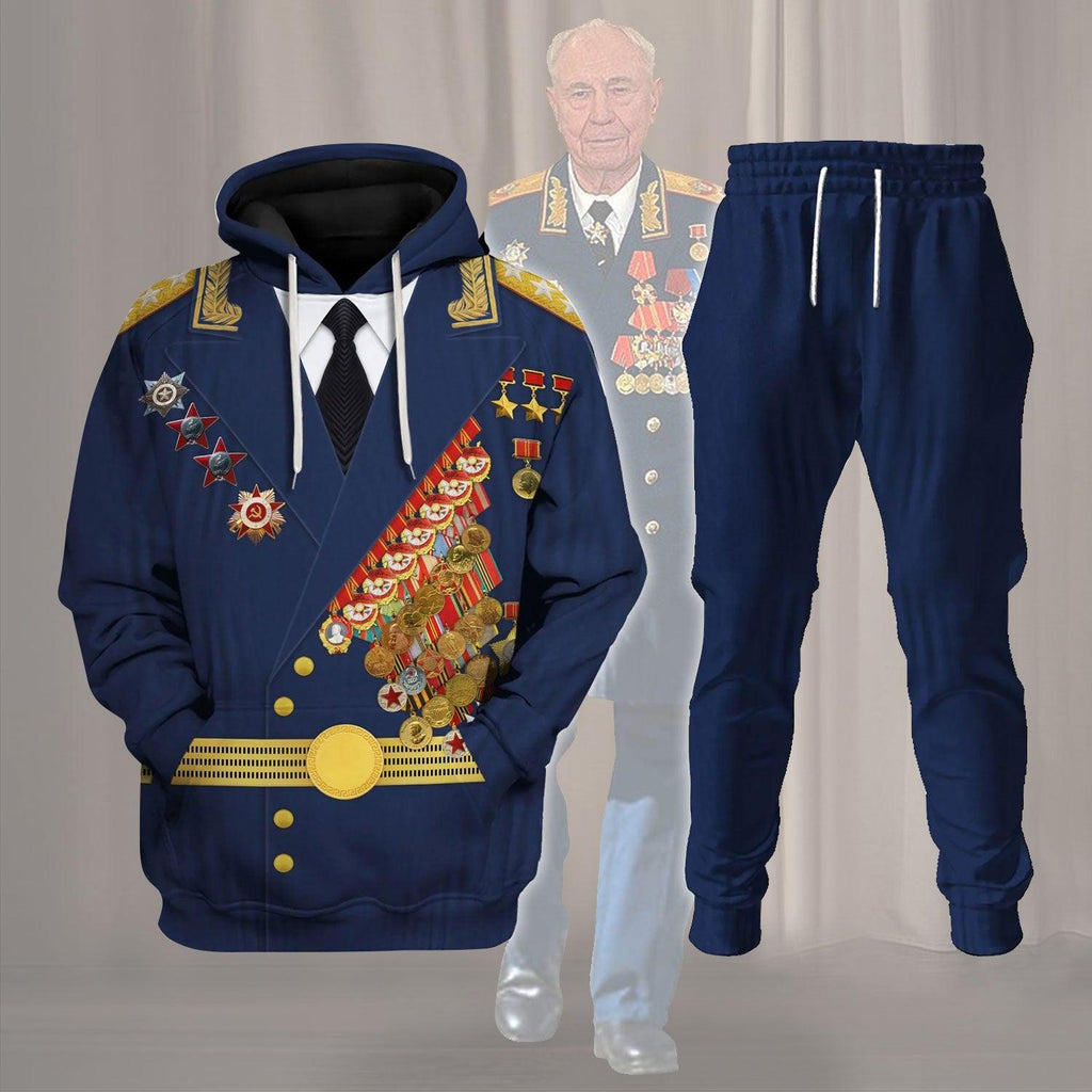  CustomsPig Soviet Pilot Ivan Kozhedub Costume Hoodie Sweatshirt T-Shirt Tracksuit -  CustomsPig.com