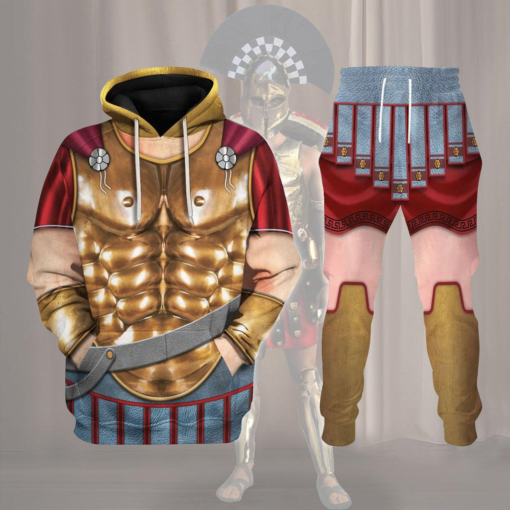  CustomsPig Spartan Hoplite Armour Costume Hoodie Sweatshirt T-Shirt Tracksuit -  CustomsPig.com