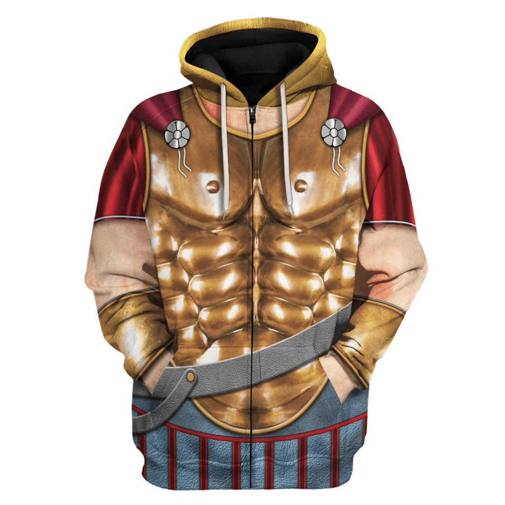  CustomsPig Spartan Hoplite Armour Costume Hoodie Sweatshirt T-Shirt Tracksuit -  CustomsPig.com