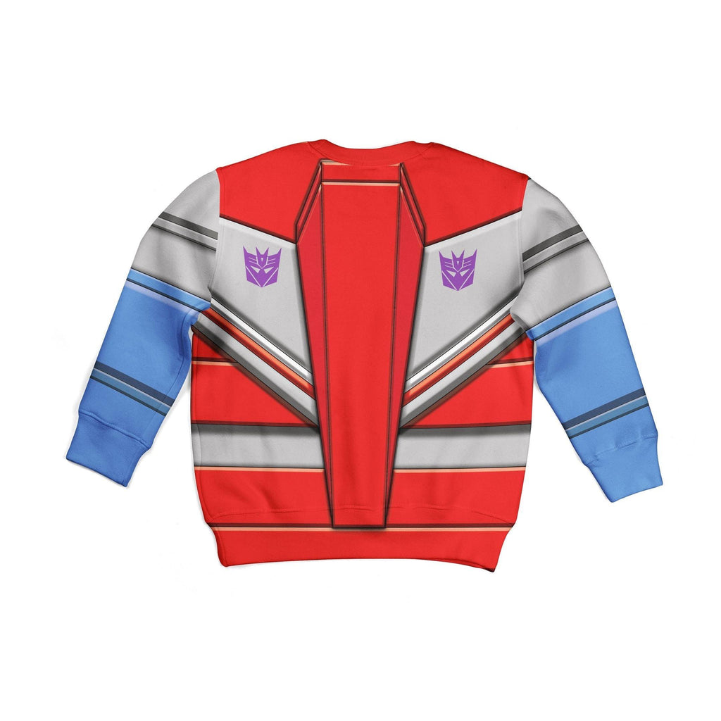  CustomsPig Starscream Transfomers Kid Costume Cosplay Hoodie Sweatshirt T-Shirt -  CustomsPig.com