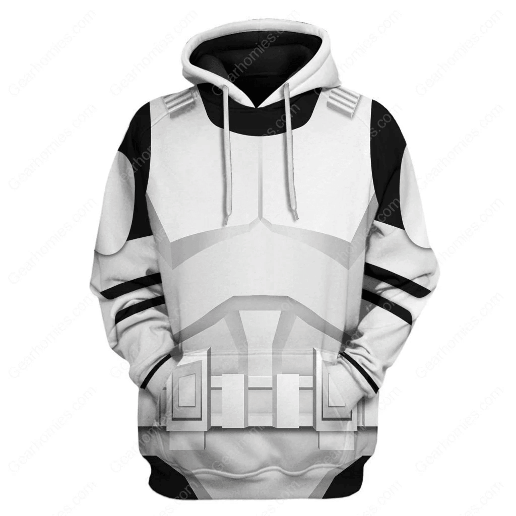  CustomsPig Stormtrooper Costume Hoodie Sweatshirt T-Shirt Sweatpants -  CustomsPig.com