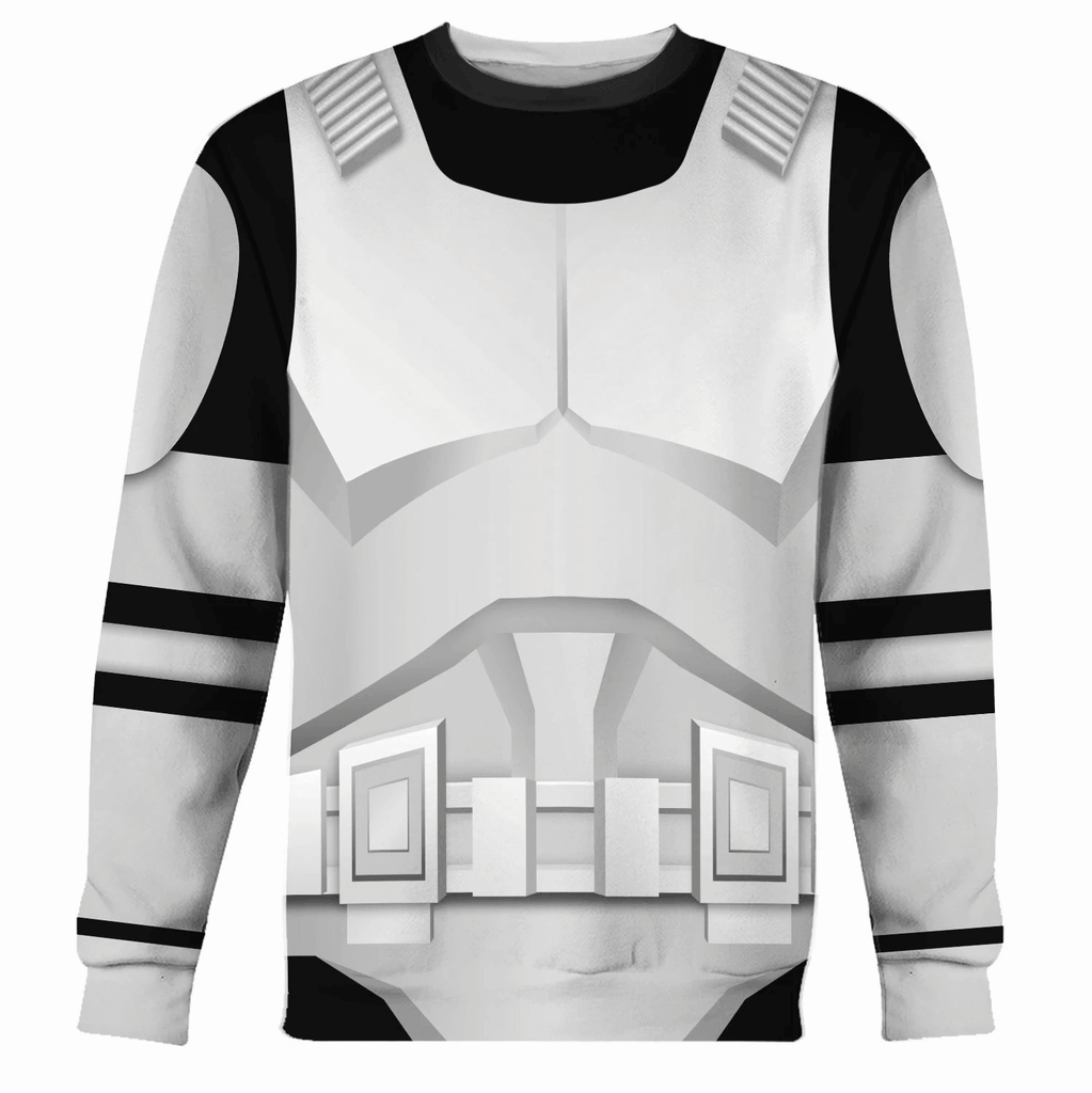  CustomsPig Stormtrooper Costume Hoodie Sweatshirt T-Shirt Sweatpants -  CustomsPig.com