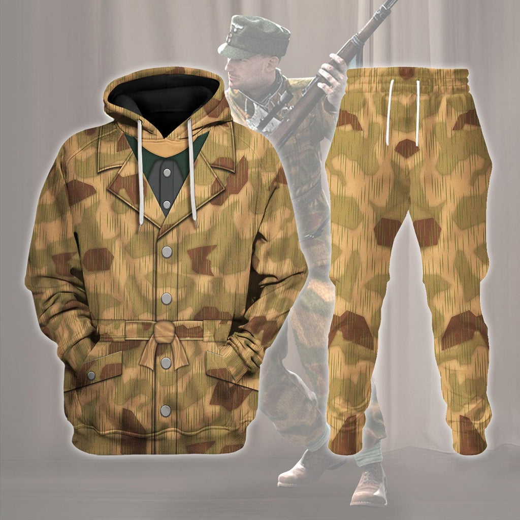  CustomsPig Sumpftarnmuster Swamp Pattern German World War II Camouflage Patterns Costume Hoodie Sweatshirt T-Shirt Tracksuit -  CustomsPig.com