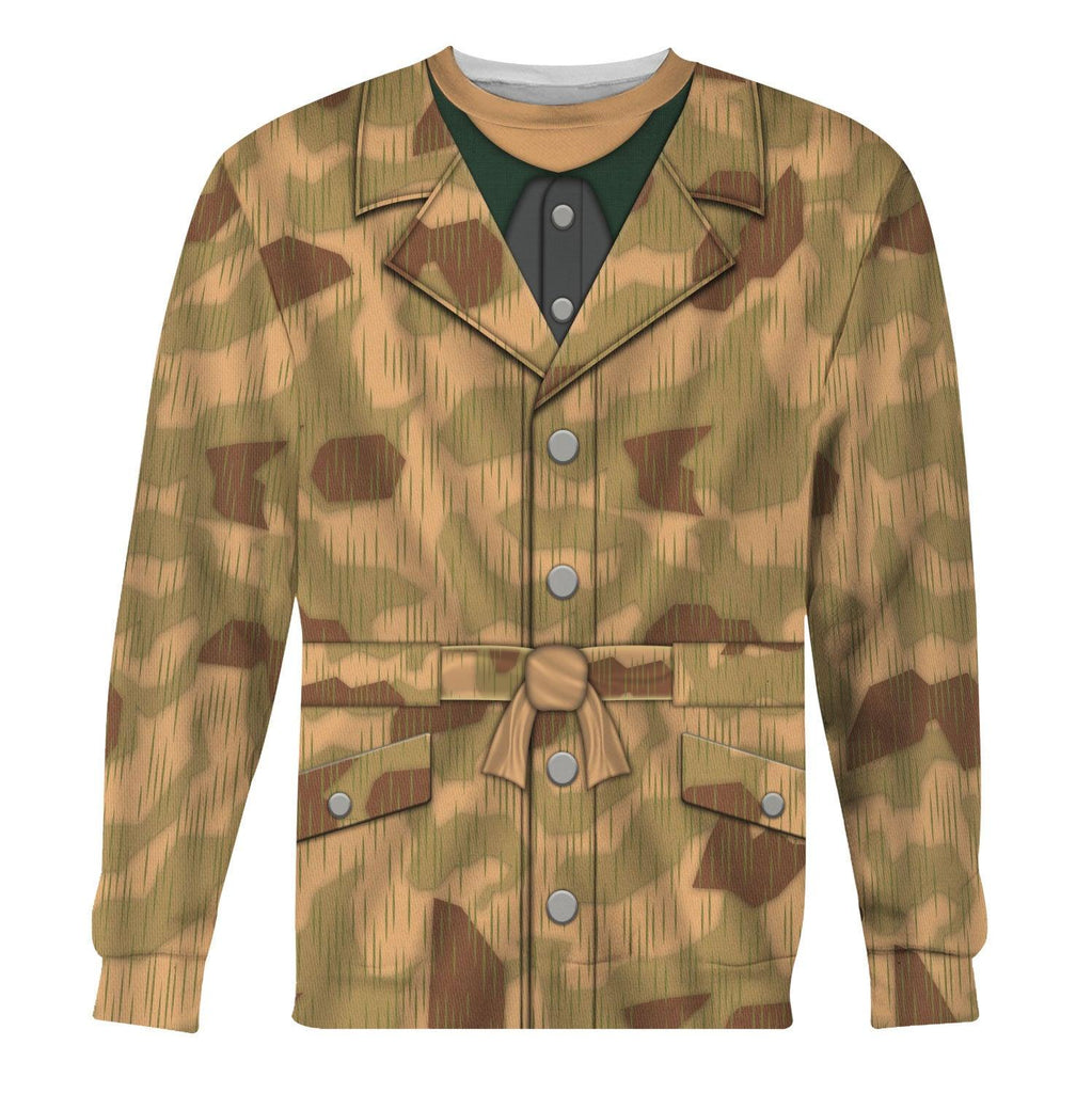  CustomsPig Sumpftarnmuster Swamp Pattern German World War II Camouflage Patterns Costume Hoodie Sweatshirt T-Shirt Tracksuit -  CustomsPig.com