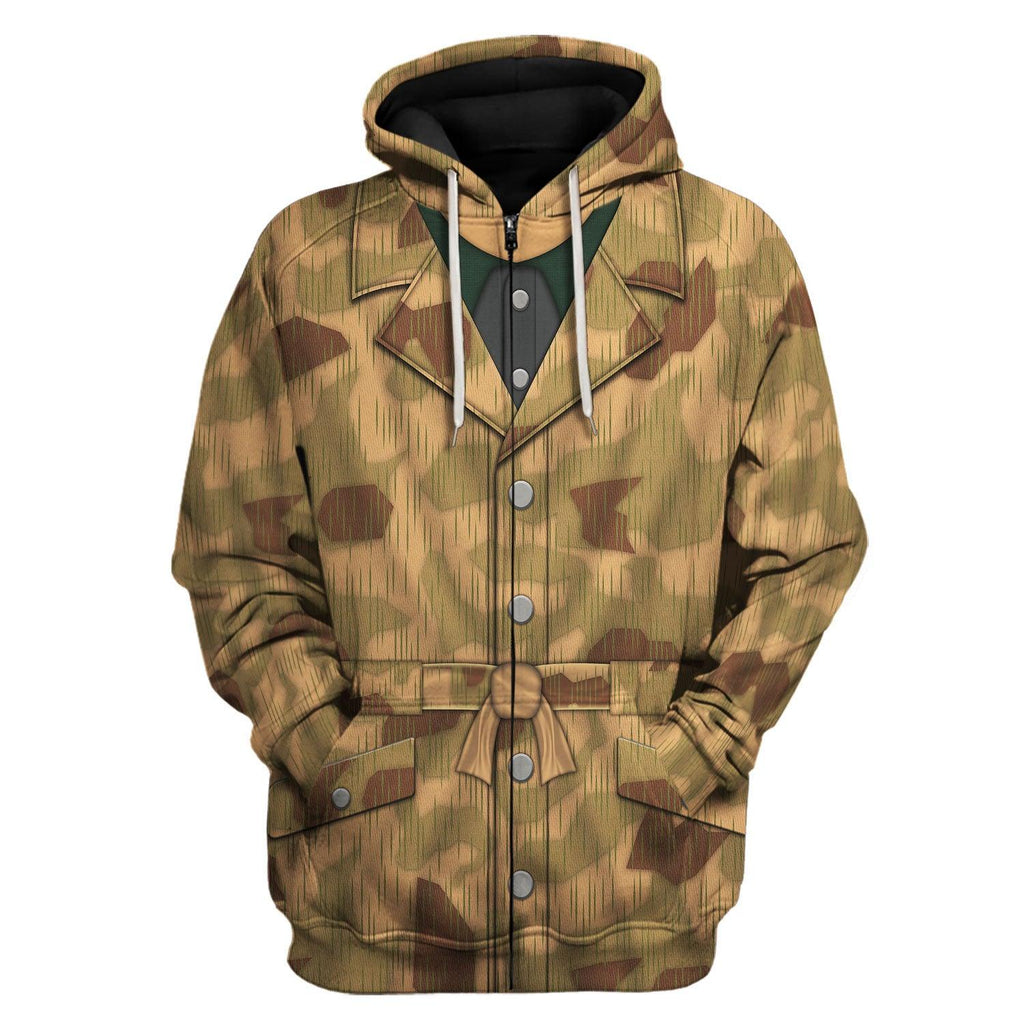  CustomsPig Sumpftarnmuster Swamp Pattern German World War II Camouflage Patterns Costume Hoodie Sweatshirt T-Shirt Tracksuit -  CustomsPig.com