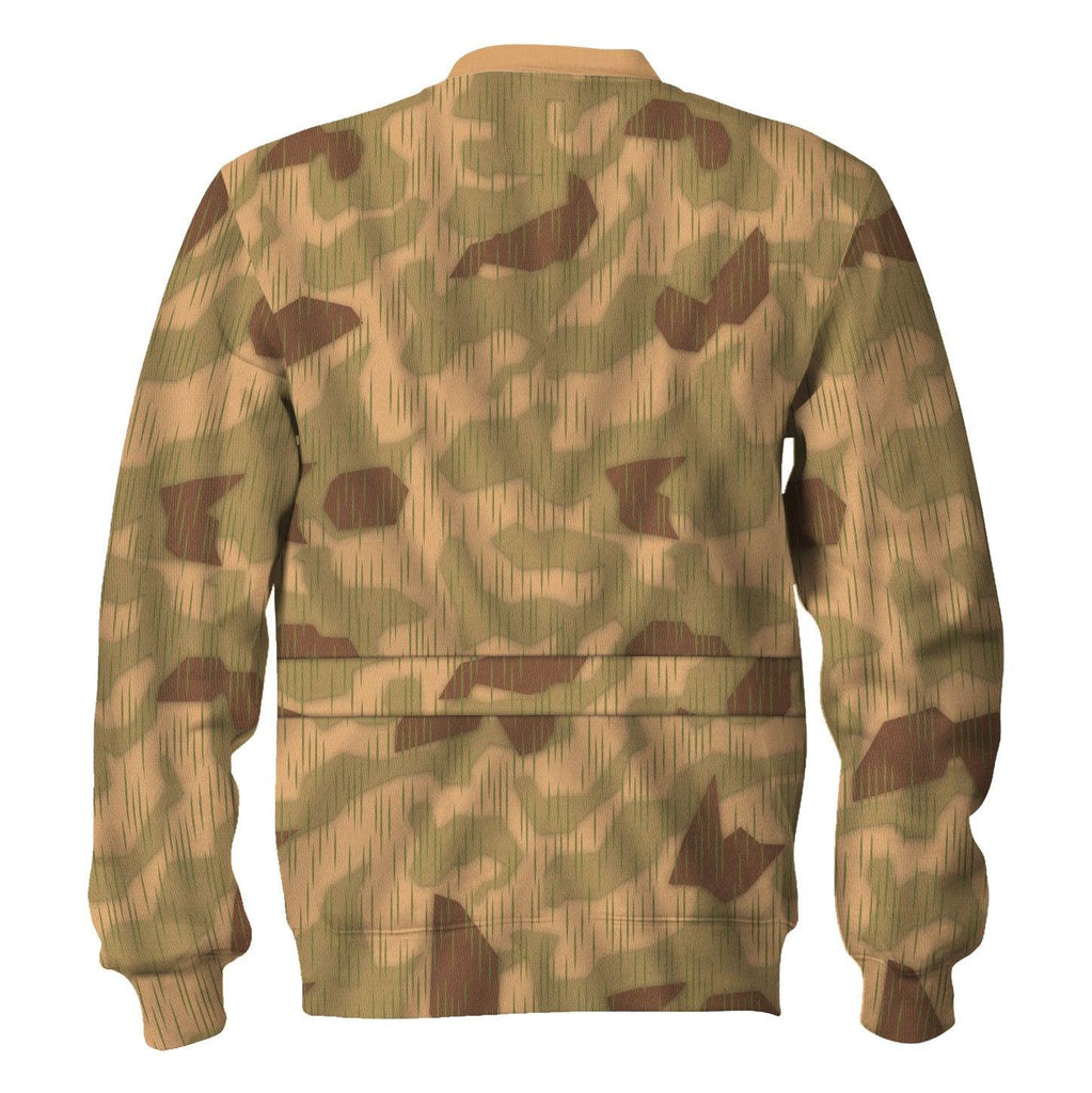  CustomsPig Sumpftarnmuster Swamp Pattern German World War II Camouflage Patterns Costume Hoodie Sweatshirt T-Shirt Tracksuit -  CustomsPig.com