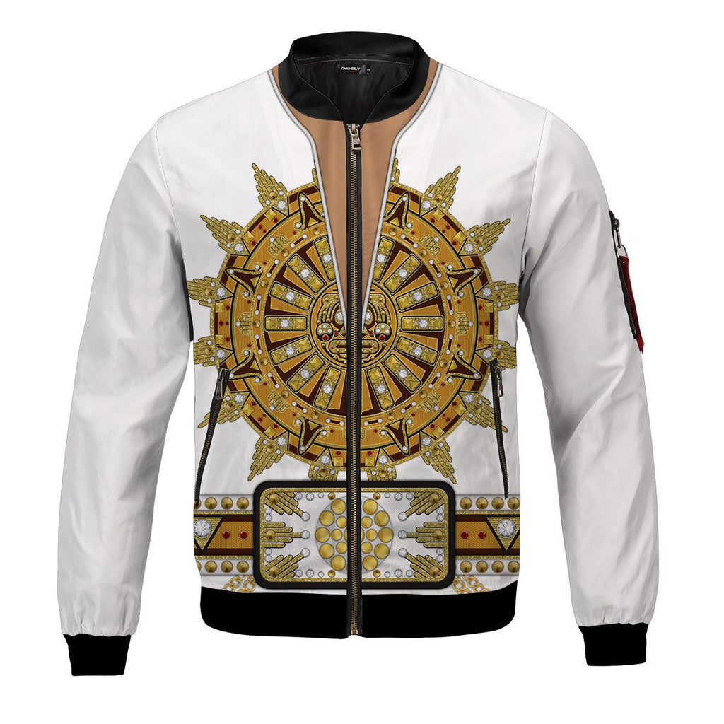 CustomsPig Sun Dial Elvis Bomber Jacket - CustomsPig.com