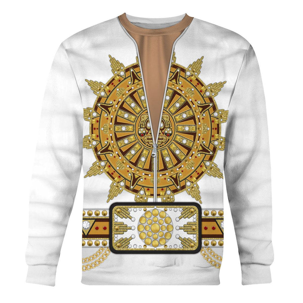 CustomsPig Sun Dial Elvis Sweat Suit Costume Hoodie Sweatshirt T-Shirt Sweatpants - CustomsPig.com