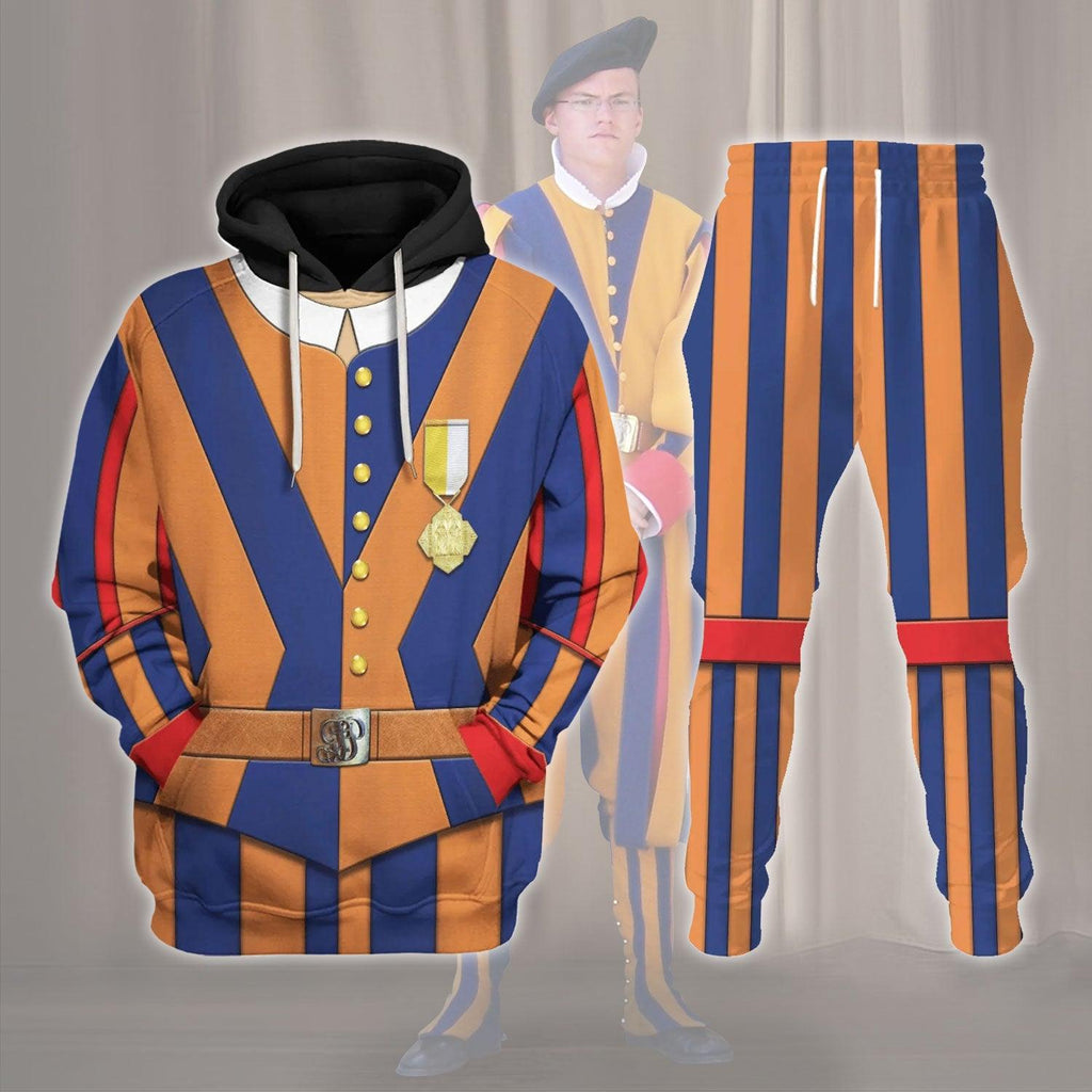  CustomsPig Swiss Guard Armed Force Costume Hoodie Sweatshirt T-Shirt Tracksuit -  CustomsPig.com