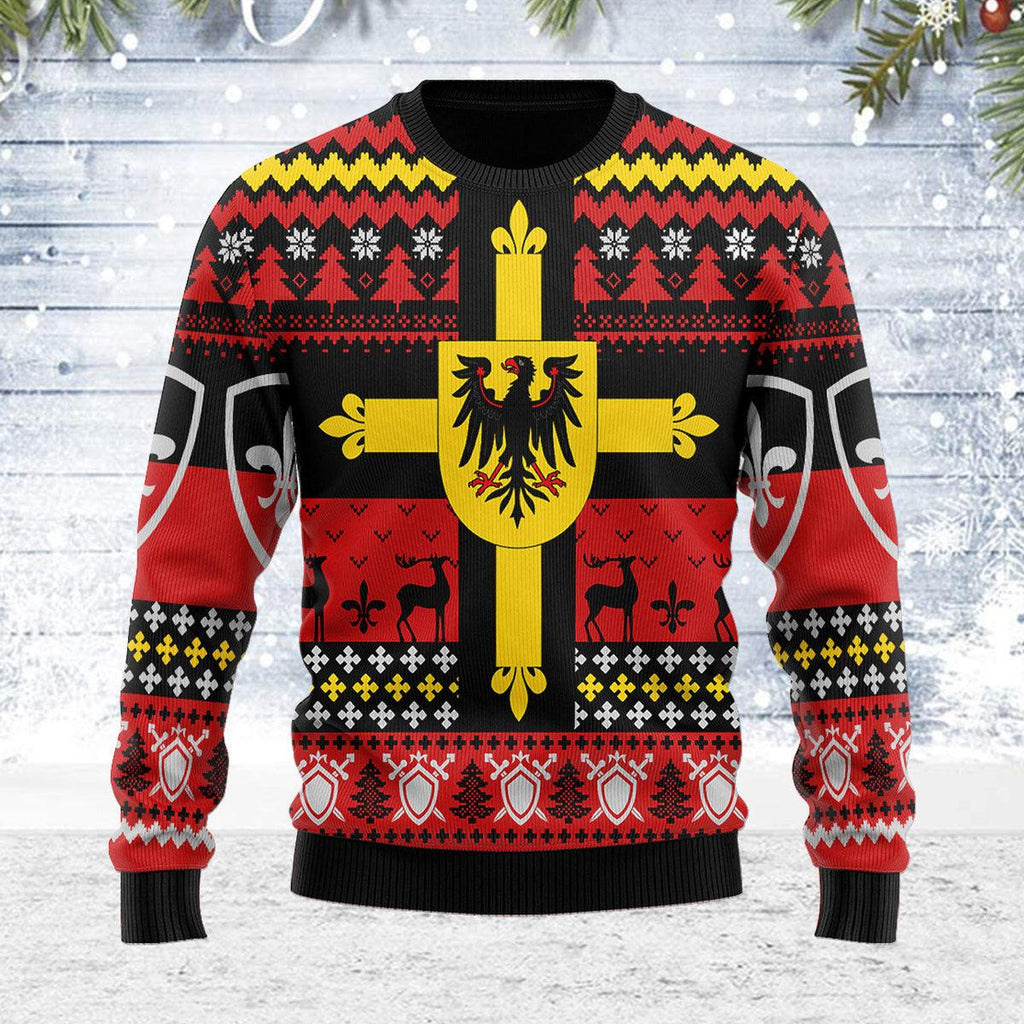 CustomsPig Teutonic Knights Christmas Ugly Sweater - CustomsPig.com