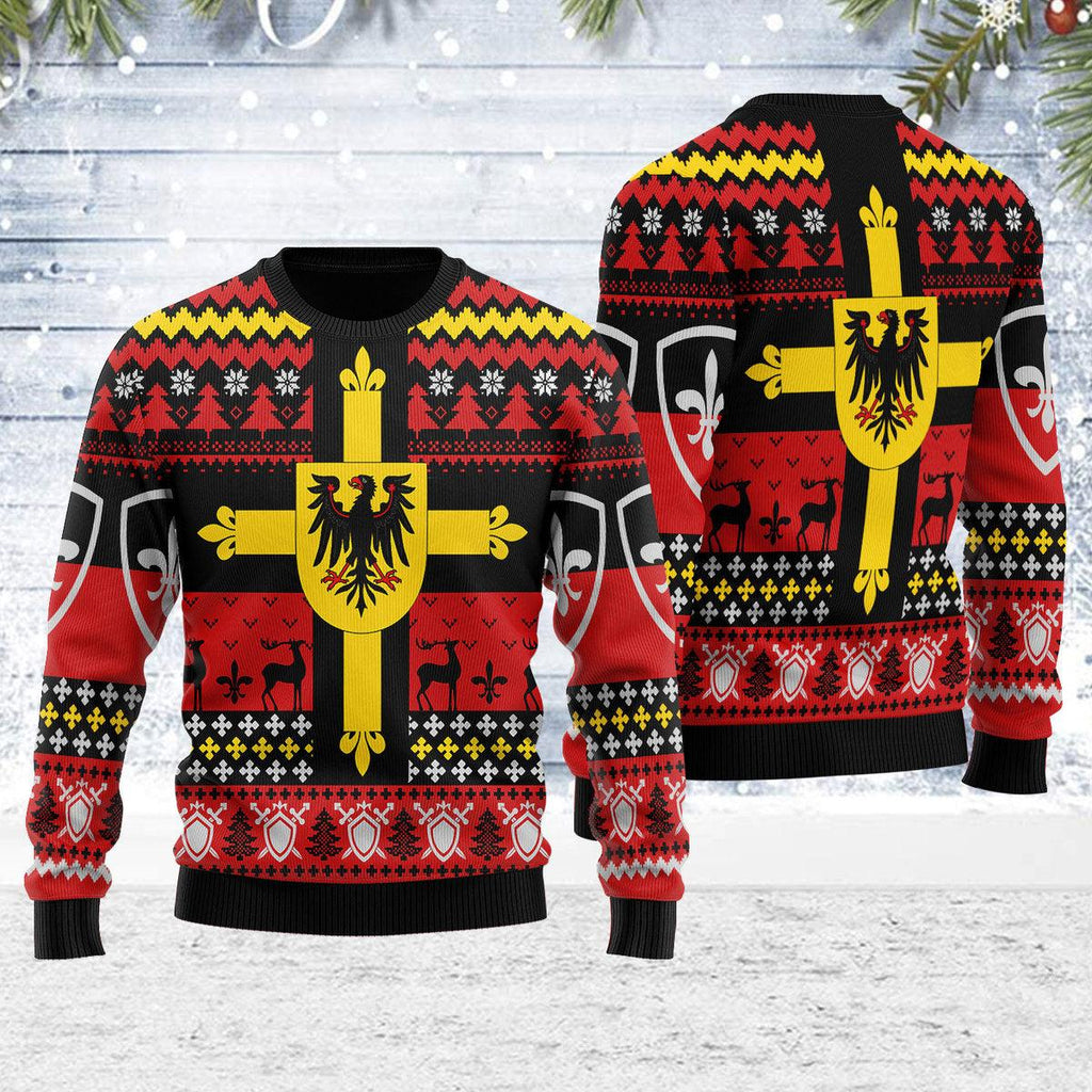 CustomsPig Teutonic Knights Christmas Ugly Sweater - CustomsPig.com