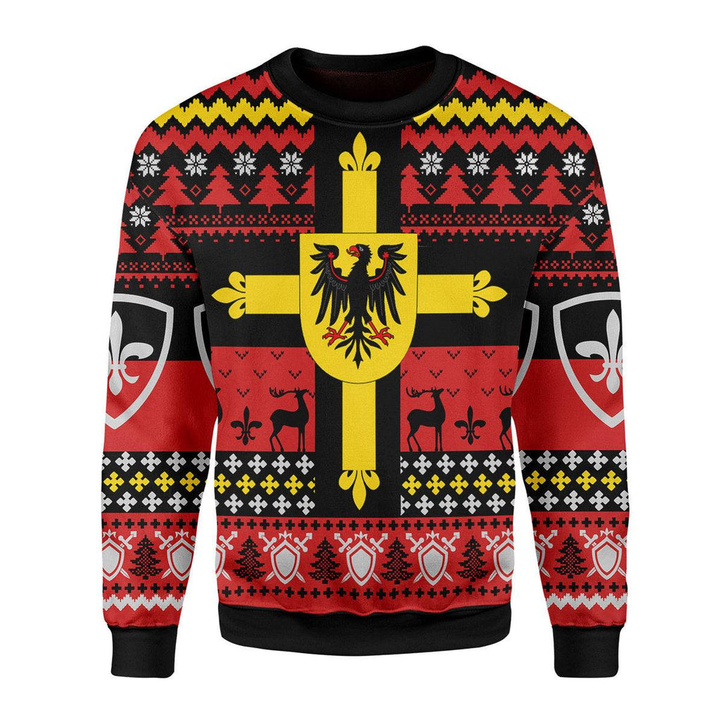 CustomsPig Teutonic Knights Christmas Ugly Sweater - CustomsPig.com